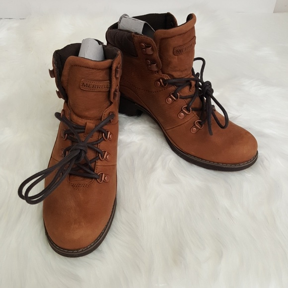 merrell chateau mid lace waterproof boots